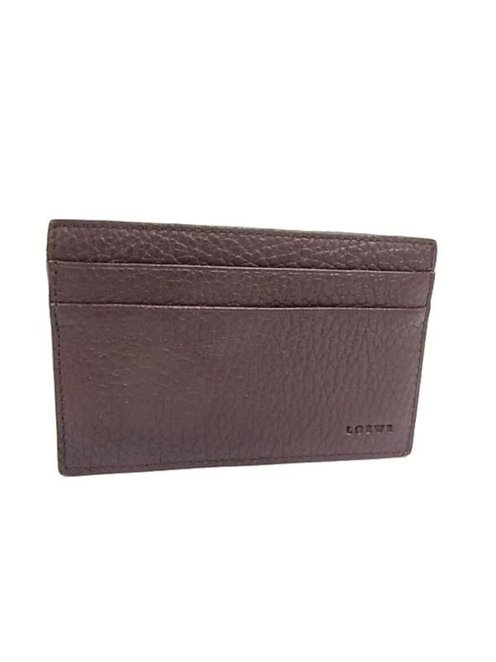 Loewe Leather Card Case Set Era Brown